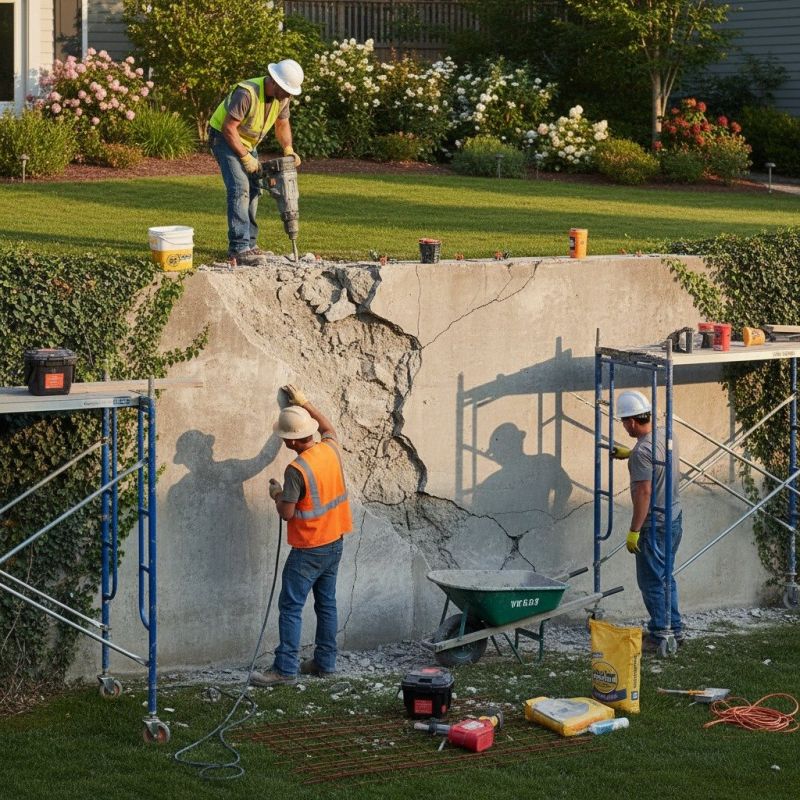 Concrete Pillars Repair